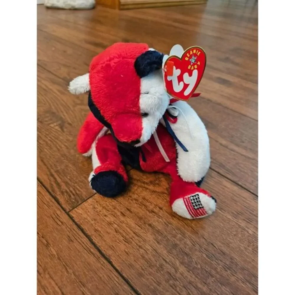 Ty Beanie Baby PATRIOT The Bear‎